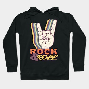 Gesture rock and roll music lovers Hoodie